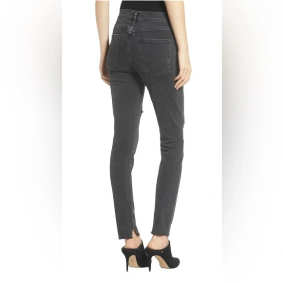 AGOLDE Womens Feel Good High Waist Distressed Ankle Skinny Jeans Size 31 - Picture 4 of 14